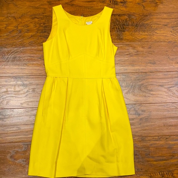 Yellow J Crew dress - Picture 1 of 3
